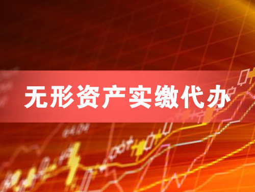 盖州无形资产实缴资本代办